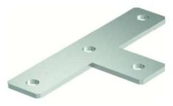OBO Bettermann GMS 4 VP T V2A T-shape connection plate, 1124695