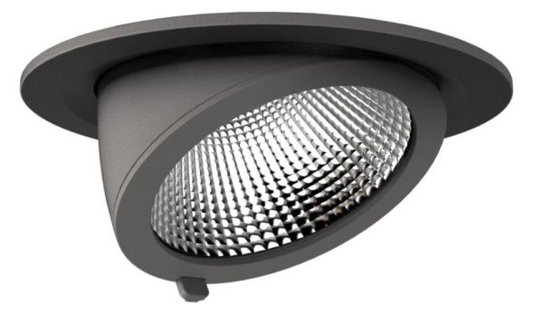 Ledxon 8100732 DLA1 18W 2515lm 3000K 15° grey DALI LED recessed ceiling spotlight