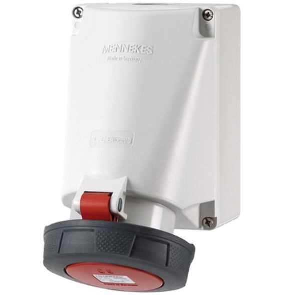Mennekes 136P 63A 5-pin 6h 400V IP67 wall socket