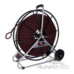 Runpotec 10121 traction rope 200m D: 12mm incl. reel