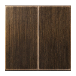 Jung ME2995AT rocker switch 2-way, brass, LS series, antique brass