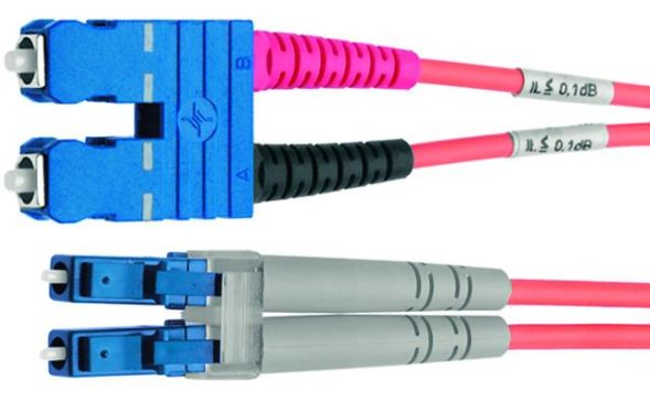 Telegärtner L00891A0017 E9/125 OS2 SC/LC Duplex 2m blue adapter cable