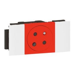 Legrand 077121L Mosaic SnapOn F/B rt socket