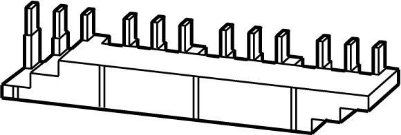 Eaton B3.0/4-PKZ4 three-phase busbar block, for 4 PKZ4, 220222