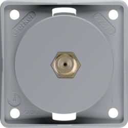 Berker 945192506 antenna junction box SAT grey, matt Integro inserts