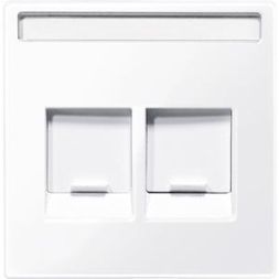 MERTEN MEG4564-0325 central plate 2-way active white glossy