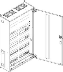 ABN 4RE REG/2RE terminal wall housing (S26RK042)