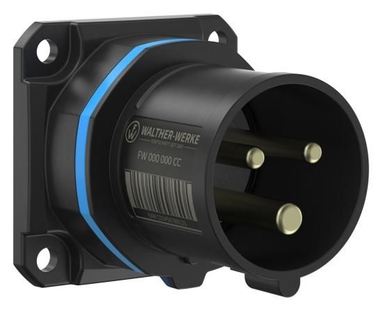 Walther FW612306CC NEO 16A 3P 6h IP54 straight cage clamp CEE plug