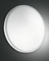 Fabas Luce 3566-65-102 metal ws/glass ws sat 24W 3000K LED ceiling light