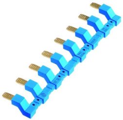 Finder 097.58 connecting bridge 8-pin blue