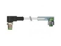 Murrelektronik 7000-40441-2350100 M12 male thread to M12 female thread with LED circular connector