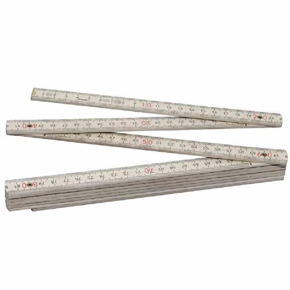 IRONSIDE 150061 Wooden folding ruler 2m