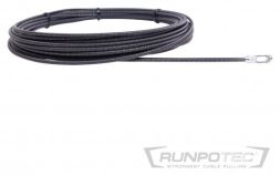 Runpotec 30012 metal spiral 20m D4mm with special eyelet head