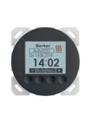 Berker 20462045 temperature control module black UP 230V 5-30°C