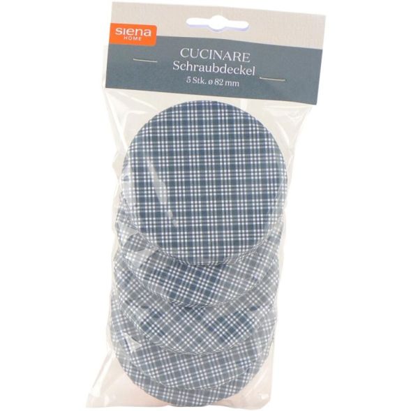 Siena Home 00062713 Lid CUCINARE 5pcs/82mm metal, blue, for TO 82mm