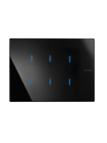 Bticino HS4657M3 Axolute Nighter push button sensor, (black)