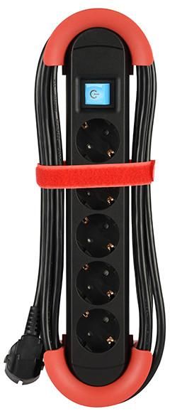 Bachmann 500.100 HOOK Indoor 5xCEE7/3 5.0m CEE7/7 IP20 power strip