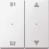 MERTEN MEG5227-0319 Rocker 2-way polar white glossy