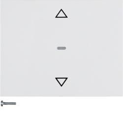 Berker 85241179 Blind button polar white, glossy Berker K.1