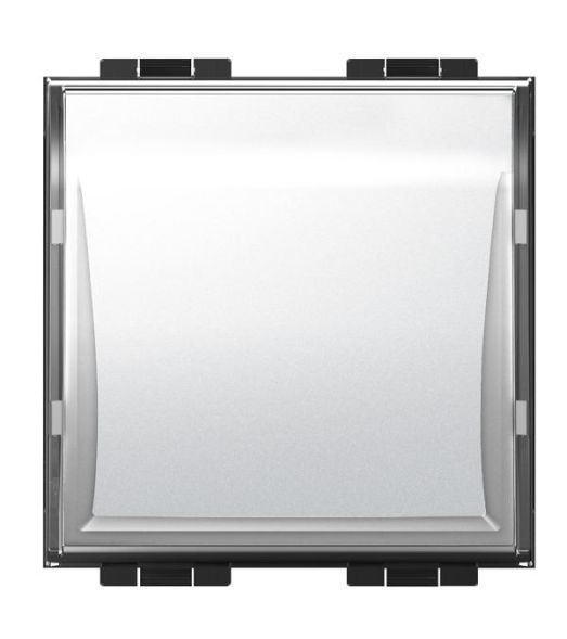 Bticino LN4040 button with nameplate 2mod, (white)