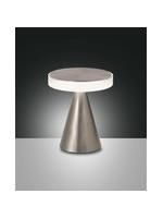 Fabas Luce 3386-34-178 Neutra 1x8W 750lm 3000K satin nickel LED table lamp