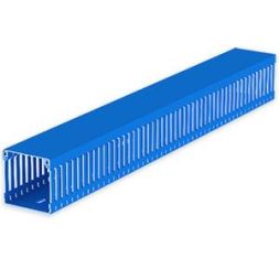 Unex 776060-06 blue RAL5012 60x60 U23X wiring duct