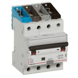 Legrand 411237 RCD/MCB DX3 C32A 4P 6KA 30MA A