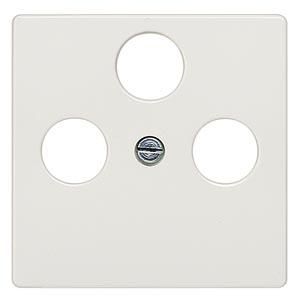 Siemens 5TG2548-2 cover plate titanium white TV/RF/SAT