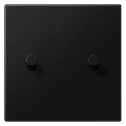 Jung AL12-5SWMK08 cover with rocker arm, cone, 1-way, 2 rocker arms, LS 1912 series, graphite black matt (painted aluminum)