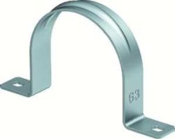 OBO Bettermann 605 20mm double-lobed aluminium fastening clamp, 1017837