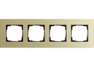 Gira 0214217 4-way cover frame Gira Esprit aluminum light gold