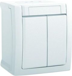 HHG 90591102-DE FR-surface-mounted white series switch