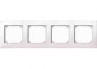 MERTEN 515419 frame 4-way polar white glossy