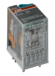 ABB Stotz-Kontakt CR-M110AC2, plug-in interface relay 2We, A1-A2=110VAC, 250V/12A, 1SVR405611R7000