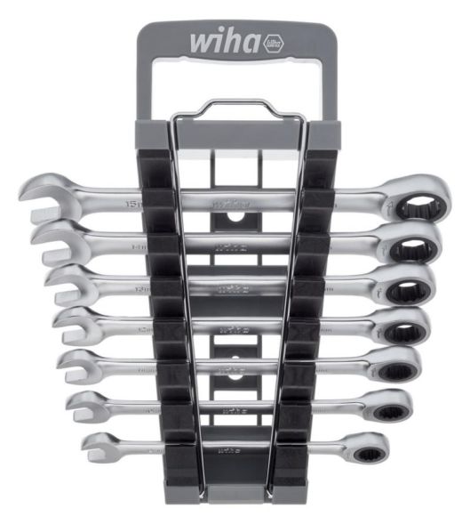 Wiha 44664 30390 Ratchet Combination Wrench Set Metric