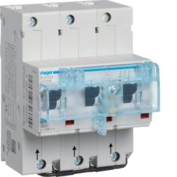 Hager HTU335E SLS switch 3-pole E-35A DIN rail US