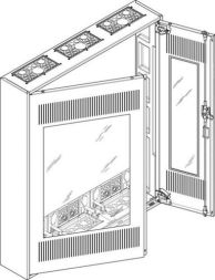 ABN 3x6-rmMedia door AP empty housing (ML36TM)