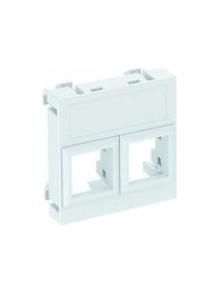 OBO Bettermann DTG-02LE AL1 for 2-mod. type LE aluminum-coated data technology support, 6119308