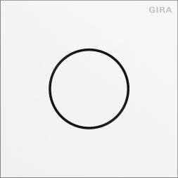 Gira 5563902 voice module System 106 traffic white (lacquered)