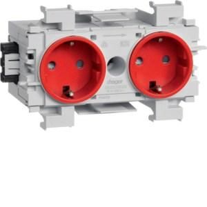 TEHALIT GS20013020 2-way socket red