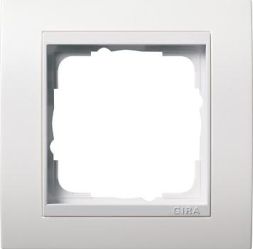 Gira 0211327 1-way cover frame for pure white Gira Event pure white matt