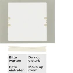 Berker 12487004 Cover for LED orientation light and LED signal light stainless steel, painted Berker