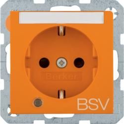 Berker 41108924 socket SCHUKO BSV BSF bel.S.1 glzd or
