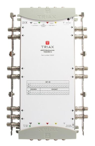 Triax 318187 TdSCR 512 12 outputs multiswitch