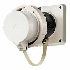 Mennekes 1257 panel plug 63A 4-pin 7h 500V IP67