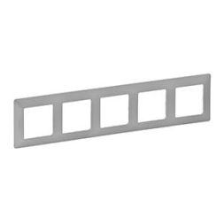 Legrand 754135 frame Valena Life 5-WAY alu, (aluminium)