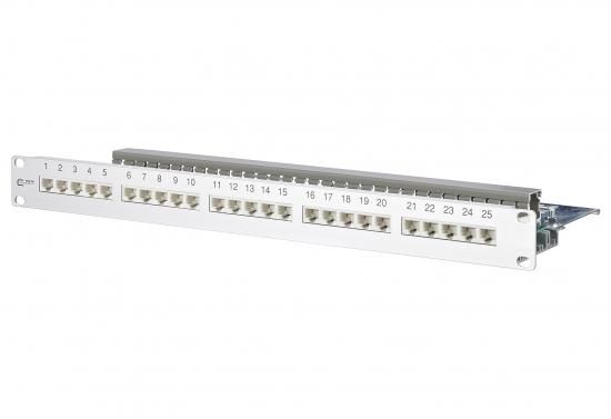 METZ CONNECT UAE 25X8 (8) Cat.3 19&amp;#039; 1U telephone patch panel, 130887-E