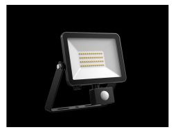 Dotlux 5150-040120 FLOORslim-sensor 30W 4000K black with BWM PIR LED spotlight