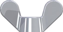 Reisser A00315V038-060000S-1 Wing nuts American form, M 6, stainless steel A2, pickled, passivated, pack of 100