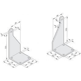 Sommer 32063V003 Post fitting 84/210 twist 200 E/EL right